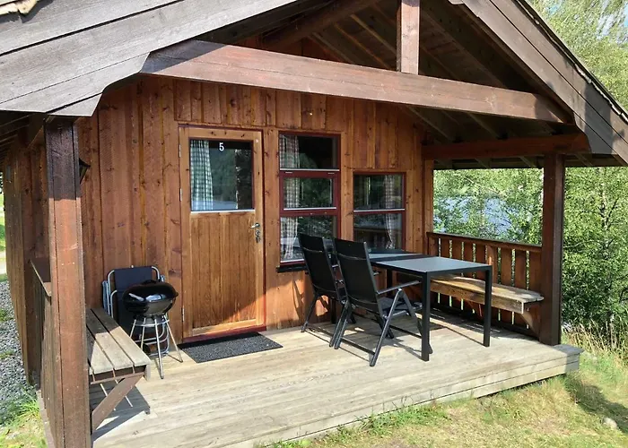 Fjordglott Camping/hytter 롯지 Rodberg